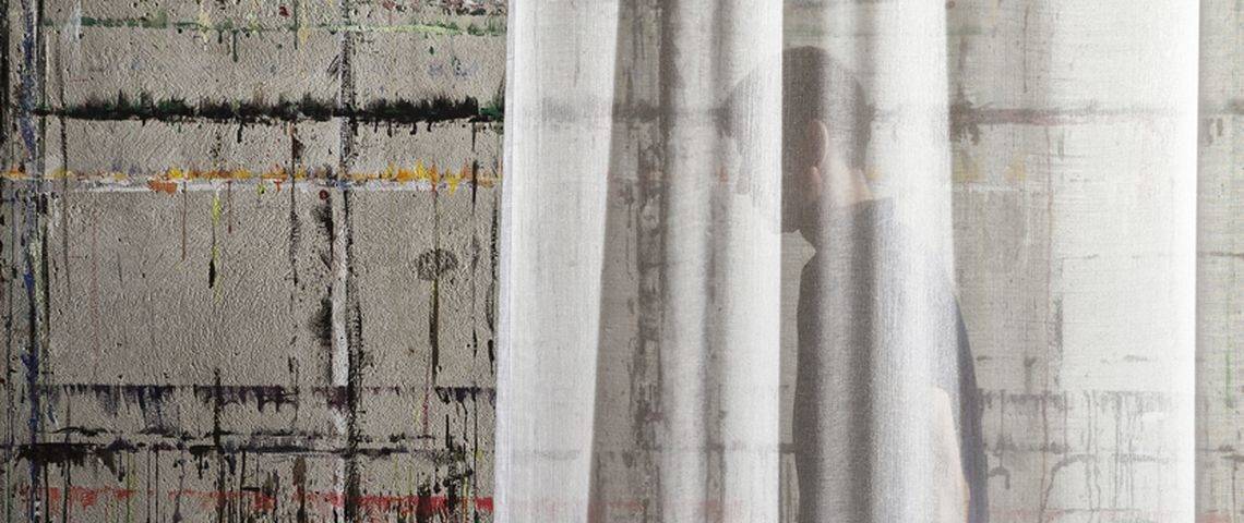 Moderne Gardinen transparenter, feiner und hochwertiger Stoff