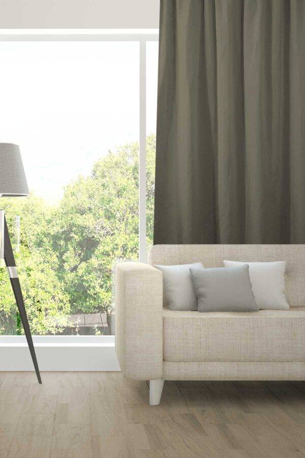 Nachtvorhang BELUNA Fischbacher 1819 Olivgrün [124]