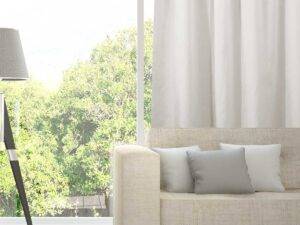 Nachtvorhang BELUNA Fischbacher 1819 Weiss [100]