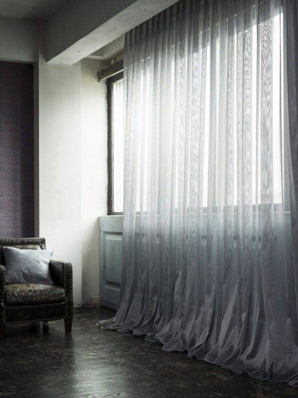 Tagesvorhang YOGA edler feiner Stoff mit Glanz Fischbacher 1819