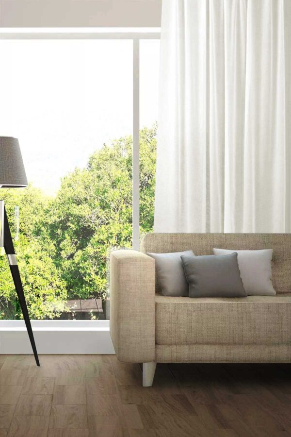 Tagesvorhang MADRID CS IV Abschluss rechts Elfenbein [117]