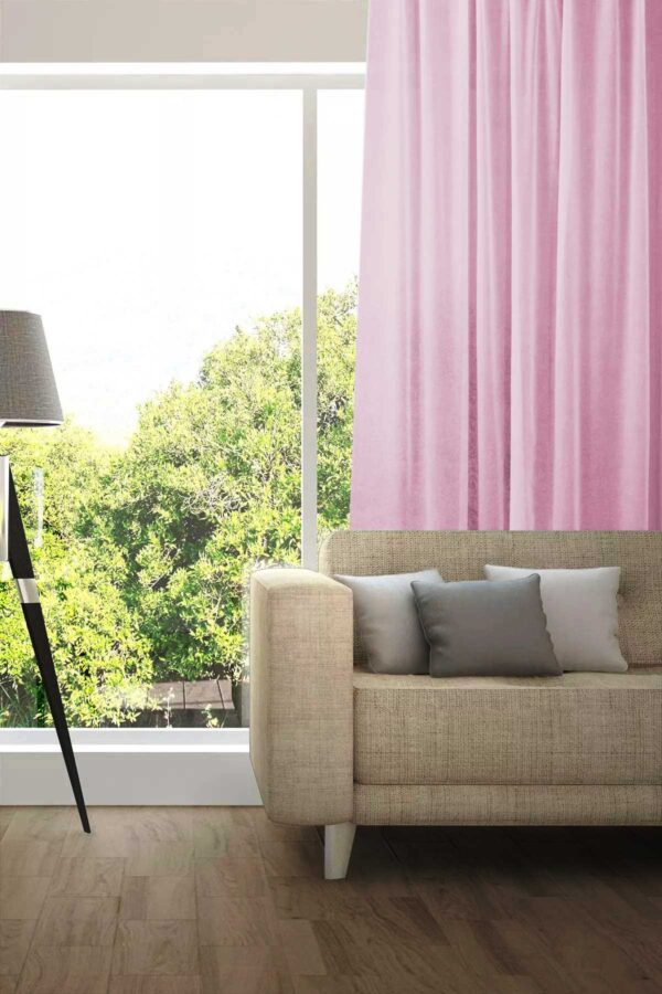 Tagesvorhang MADRID CS IV Abschluss rechts Hellrosa [112]