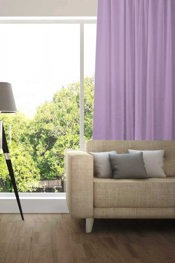 Tagesvorhang MADRID CS IV Abschluss rechts Hellviolett [118]