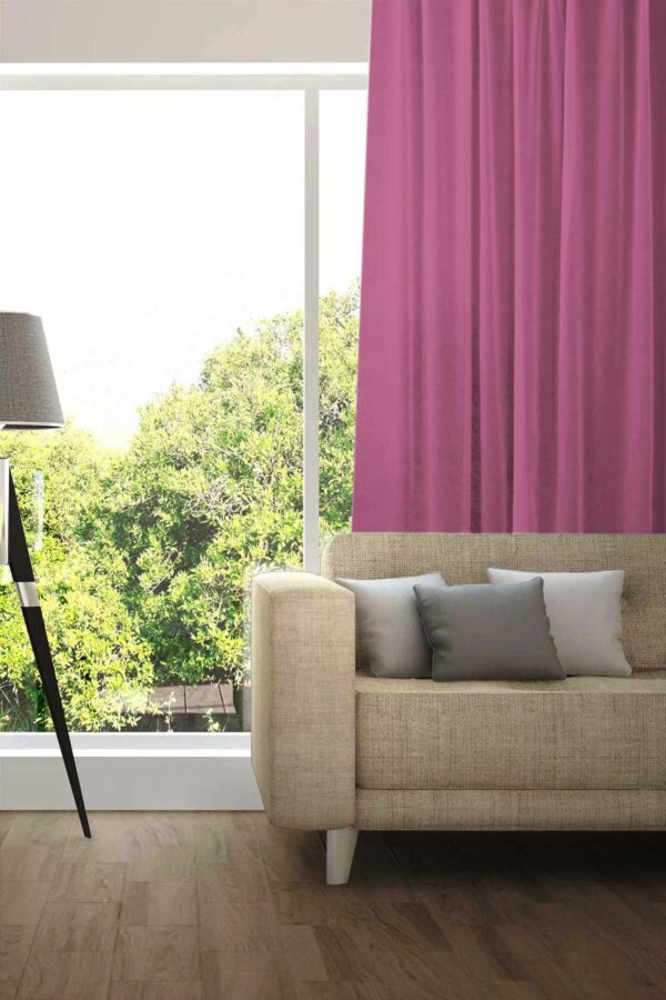 Tagesvorhang MADRID CS IV Abschluss rechts Rotlila [122]