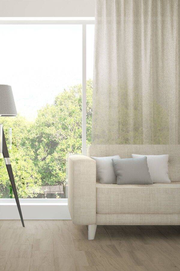 Tagesvorhang nach Mass dekorativ LUPO Fischbacher 1819 Wohnzimmer Beige [907]