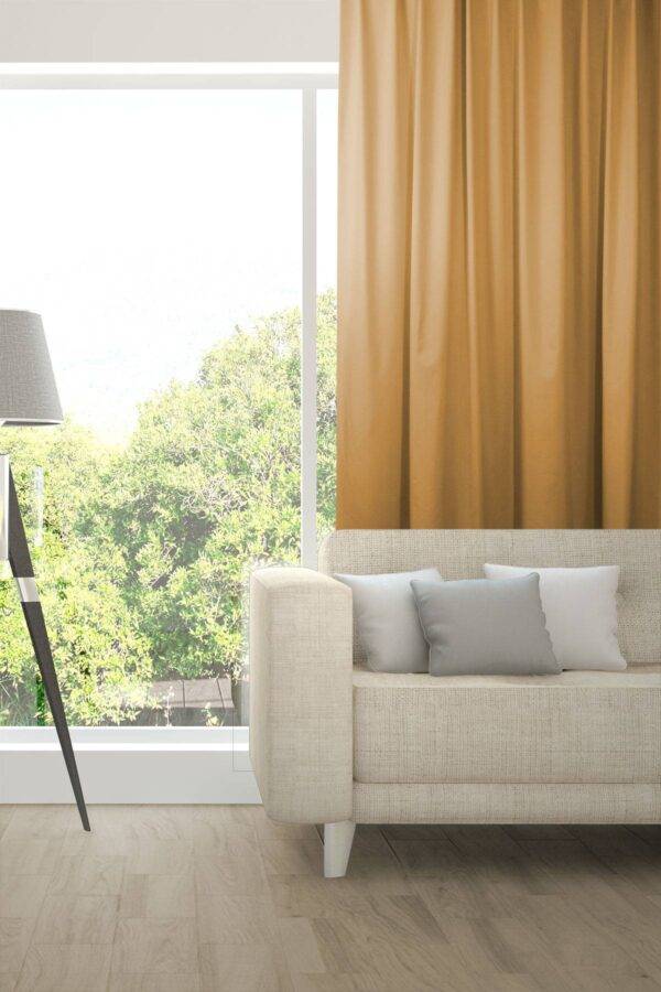 ABLION Blackout Vorhang nach Mass Fischbacher 1819 komplette Verdunkelung ABLION Blackout Vorhang nach Mass Fischbacher 1819 komplette Verdunkelung Caramel [713]