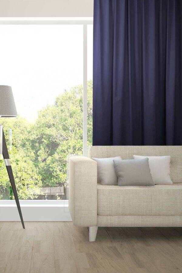 ABLION Blackout Vorhang nach Mass Fischbacher 1819 komplette Verdunkelung ABLION Blackout Vorhang nach Mass Fischbacher 1819 komplette Verdunkelung Dunkelblau [701]