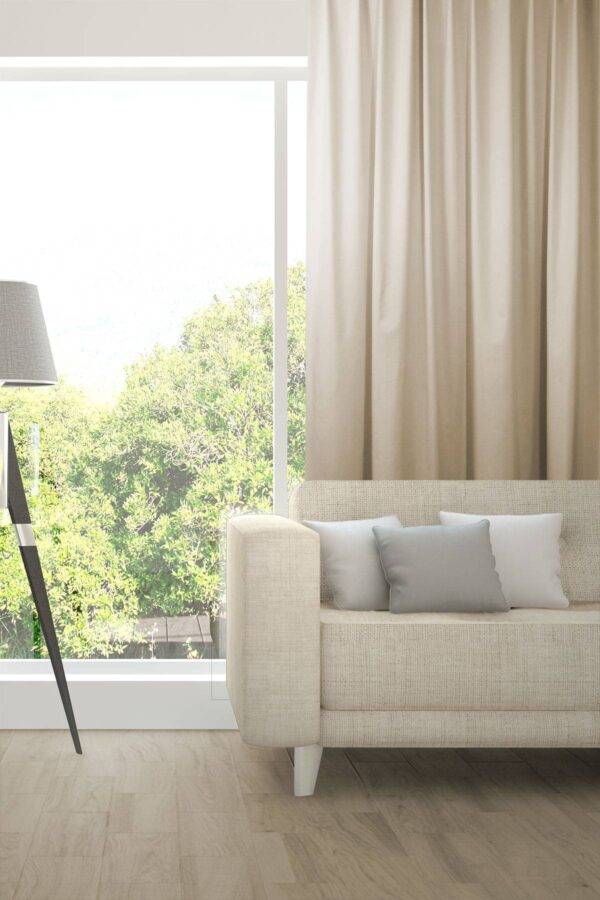 ABLION Blackout Vorhang nach Mass Fischbacher 1819 komplette Verdunkelung ABLION Blackout Vorhang nach Mass Fischbacher 1819 komplette Verdunkelung Hellbeige [717]