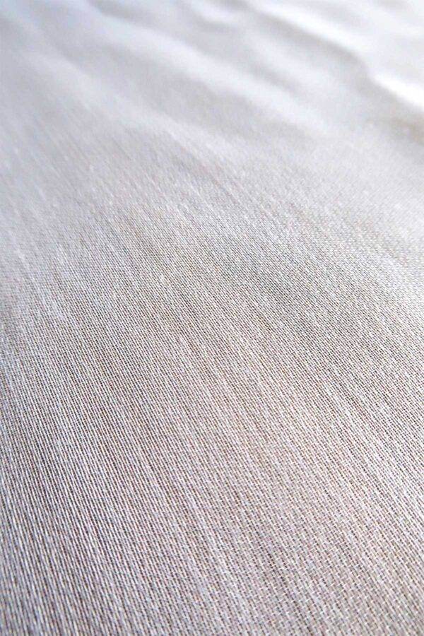 BONUS feiner Vorhangstoff Detail edle Naturoptik weiss