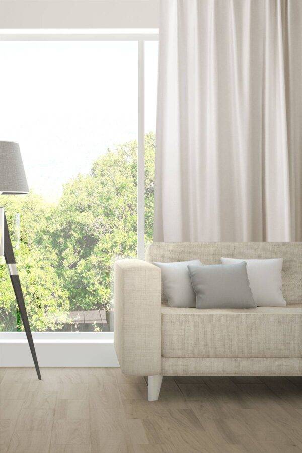 Nachtvorhang IDRA Fischbacher 1819 eleganter Glanz Wohnzimmer Weiss [700]