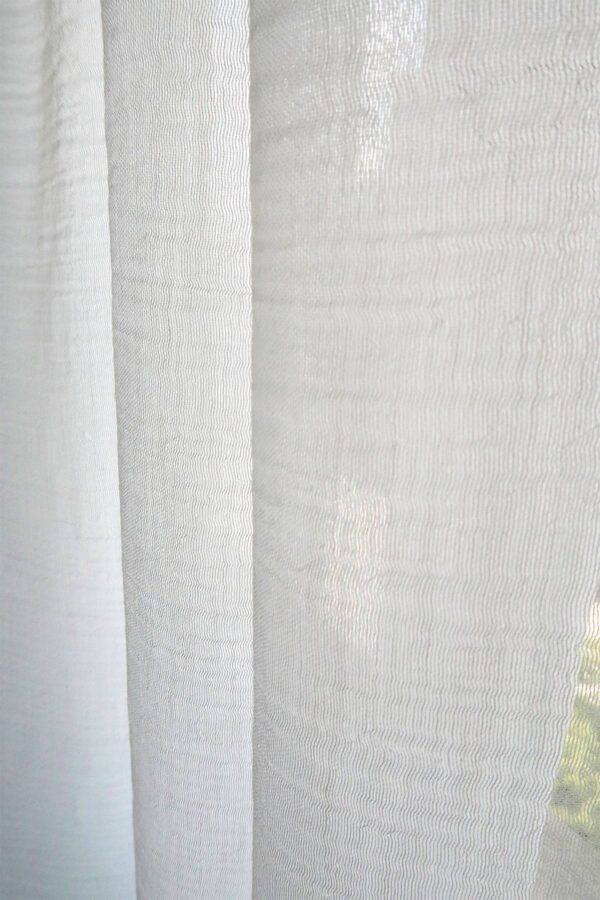 SILENZIO Tagesvorhang Massvorhang Fischbacher 1819 elegante Falten