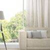 SILENZIO Tagvorhang halbtransparent Edelknitter Wohnzimmer Weiss [200]