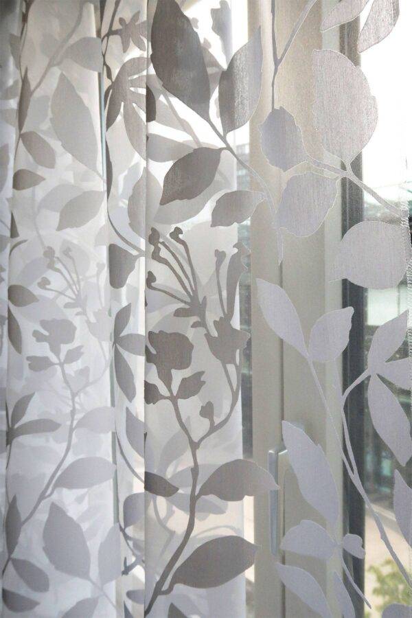 SILHOUETTE Fischbacher 1819 edles Blumenmuster Fenster