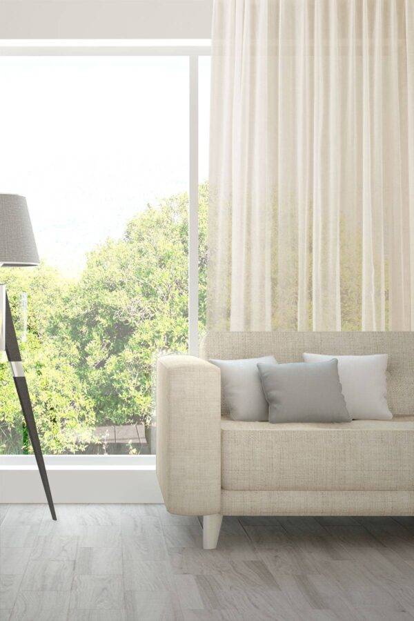 Tagesvorhang AVIVO Fischbacher 1819 Massvorhang Wohnzimmer Alabaster [603]