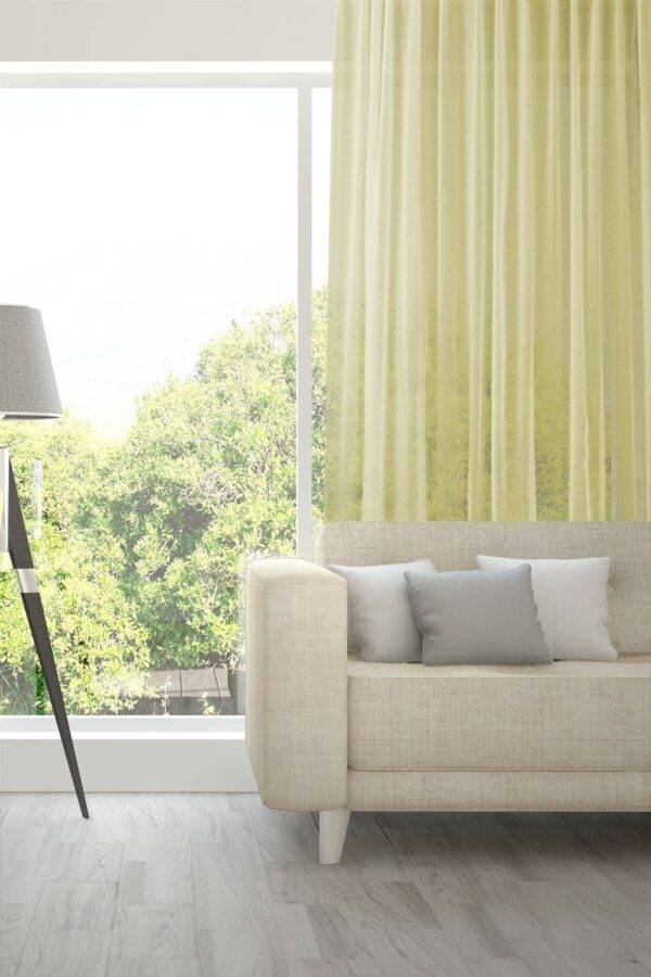 Tagesvorhang AVIVO Fischbacher 1819 Massvorhang Wohnzimmer Lime [614]