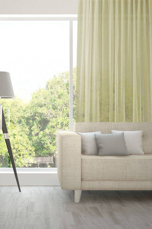 Tagesvorhang AVIVO Fischbacher 1819 Massvorhang Wohnzimmer Lime pastell [604]