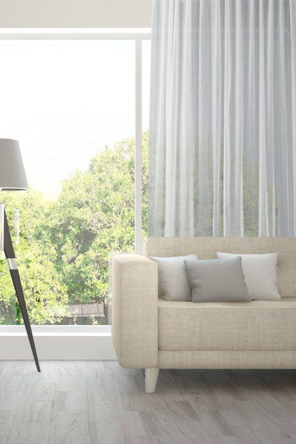 Tagesvorhang AVIVO Fischbacher 1819 Massvorhang Wohnzimmer Wolkenblau [601]