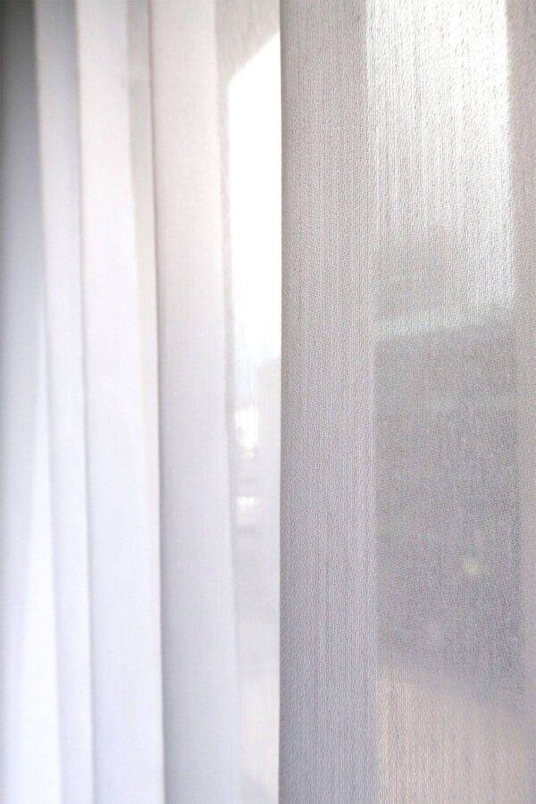 Tagvorhang BONUS feiner Vorhangstoff Naturoptik Fenster-Vorhang