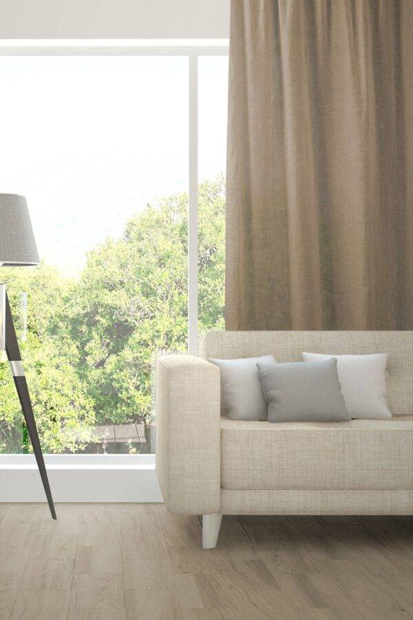 TRAMONTANA Fischbacher 1819 Vorhang nach Mass Wohnzimmer Braun [537]