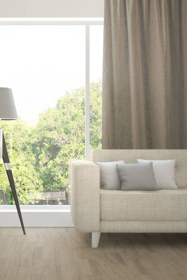 TRAMONTANA Fischbacher 1819 Vorhang nach Mass Wohnzimmer Dunkelbraun [547]