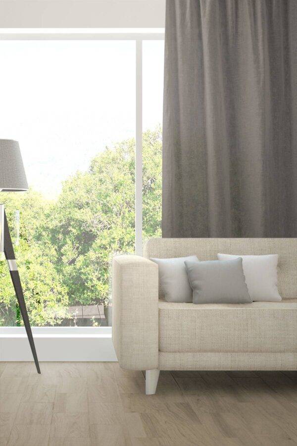 TRAMONTANA Fischbacher 1819 Vorhang nach Mass Wohnzimmer Dunkelgrau [525]