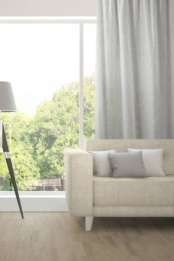 TRAMONTANA Fischbacher 1819 Vorhang nach Mass Wohnzimmer Hellgrau [505]