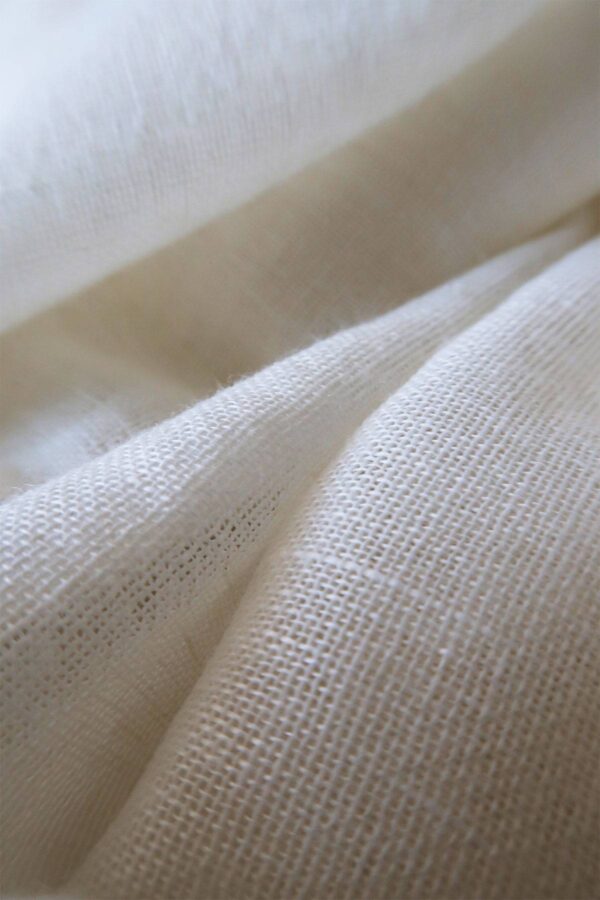 TRAMONTANA Stoffmuster Leinen-Wolle-Mischung feine Struktur