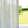 Vorhang gegen Hitze Sommer Wohnzimmer