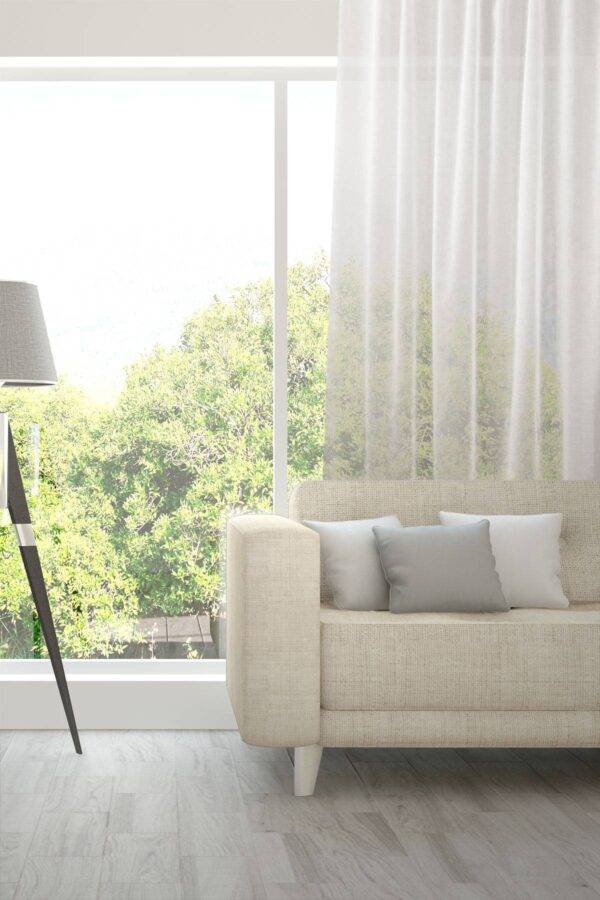 VENTO feiner Tagesvorhang Fischbacher Weiss [210]