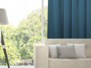 Verdunkelungsvorhang ALAKAZAM Fischbacher 1819 Azurblau [111]