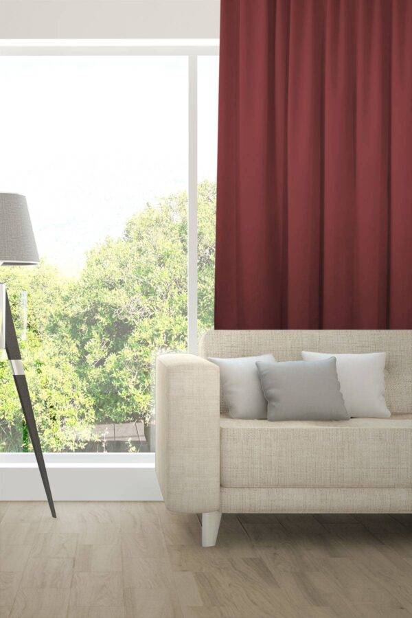 Verdunkelungsvorhang ALAKAZAM Fischbacher 1819 Bordeaux [122]