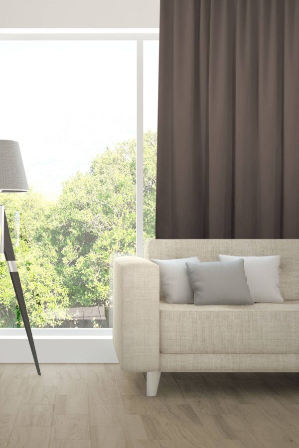 Verdunkelungsvorhang ALAKAZAM Fischbacher 1819 Braungrau [167]