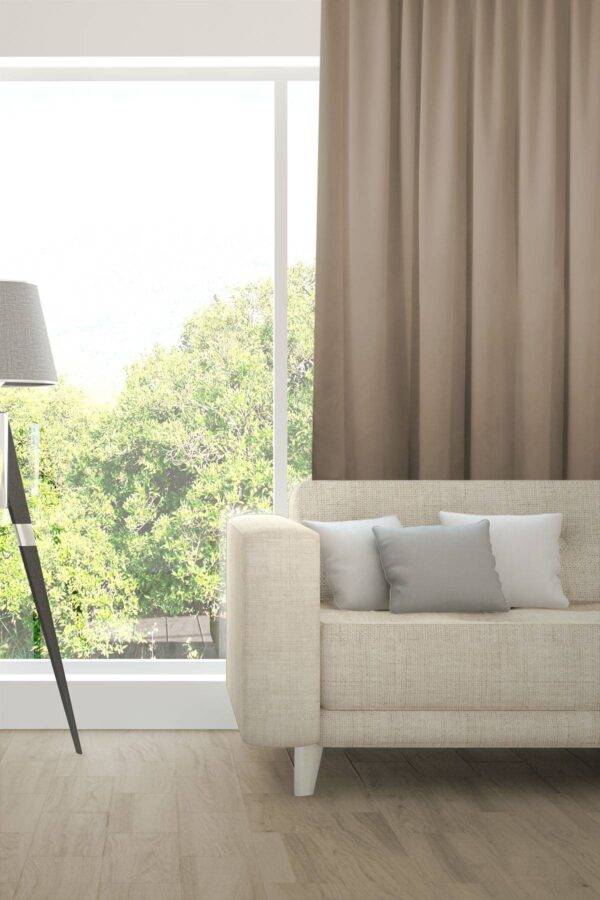 Verdunkelungsvorhang ALAKAZAM Fischbacher 1819 Hellbraun [137]