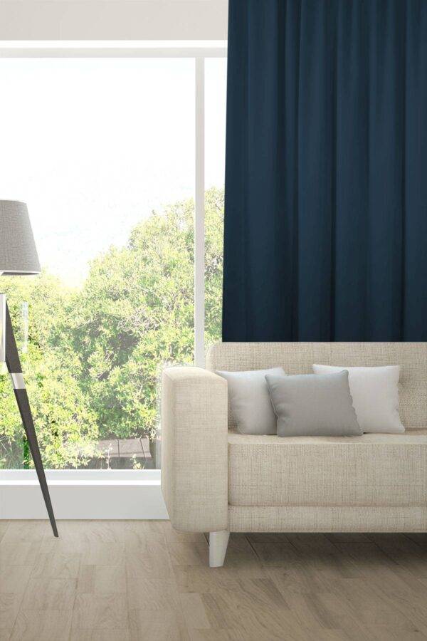 Verdunkelungsvorhang ALAKAZAM Fischbacher 1819 Nachtblau [121]