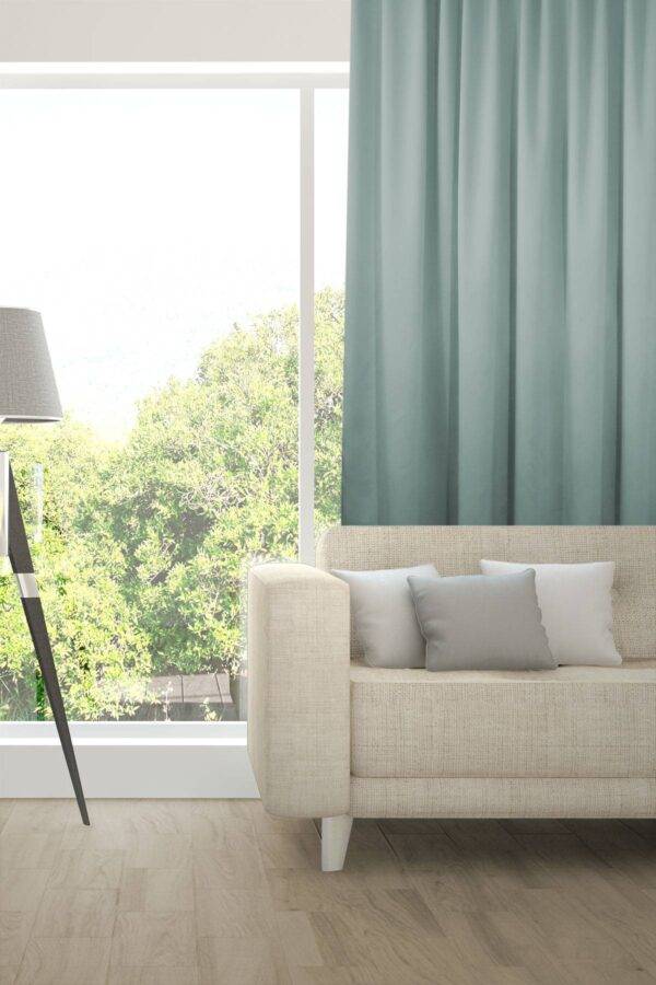 Verdunkelungsvorhang ALAKAZAM Fischbacher 1819 Pastelltürkis [104]