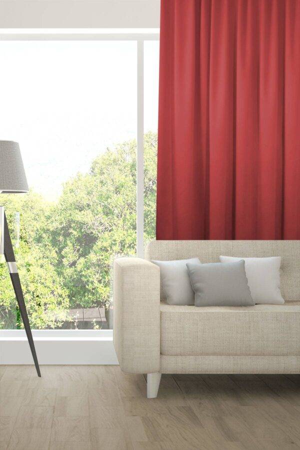 Verdunkelungsvorhang ALAKAZAM Fischbacher 1819 Rot [112]