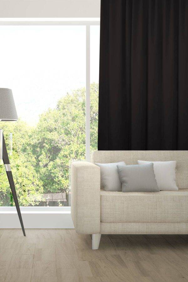 Verdunkelungsvorhang ALAKAZAM Fischbacher 1819 Schwarz [106]