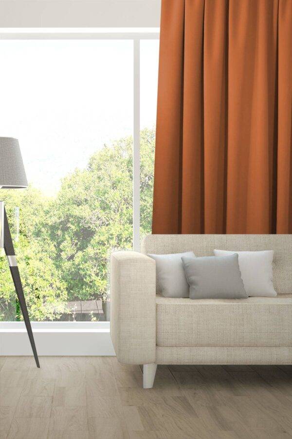 Verdunkelungsvorhang NUIT Fischbacher 1819 Dunkles Orange [912]