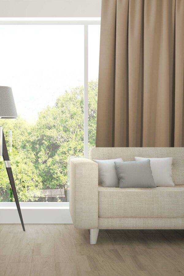 Verdunkelungsvorhang NUIT Fischbacher 1819 Graubraun [977]