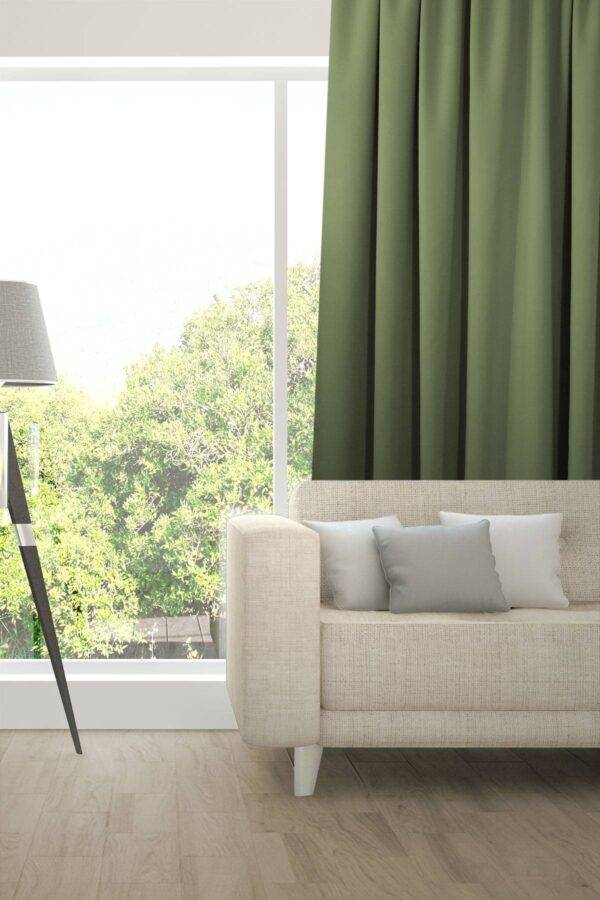 Verdunkelungsvorhang NUIT Fischbacher 1819 Moosgrün [934]