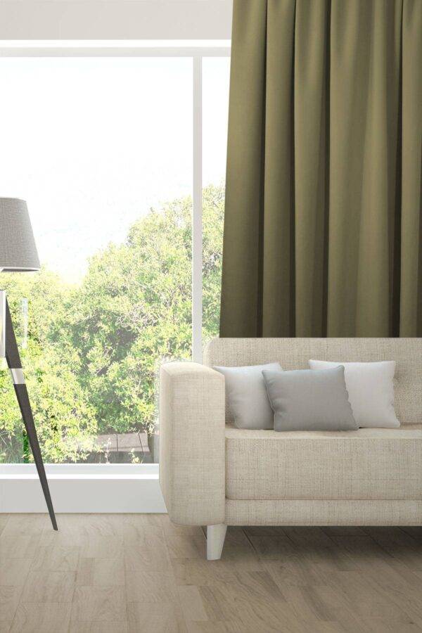 Verdunkelungsvorhang NUIT Fischbacher 1819 Olivgrün [924]