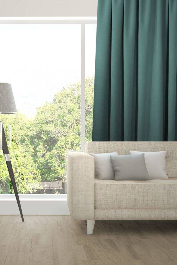 Verdunkelungsvorhang NUIT Fischbacher 1819 Petrolblau [929]