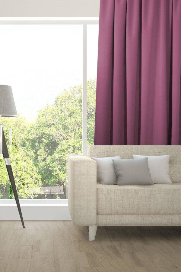 Verdunkelungsvorhang NUIT Fischbacher 1819 Purpur [928]