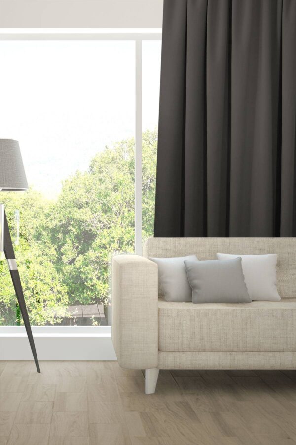 Verdunkelungsvorhang NUIT Fischbacher 1819 Schiefergrau [955]