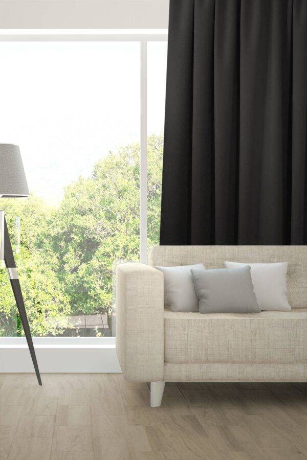 Verdunkelungsvorhang NUIT Fischbacher 1819 Schwarz [906]