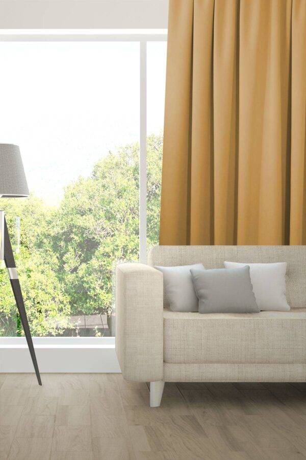 Verdunkelungsvorhang NUIT Fischbacher 1819 Senfgelb [903]