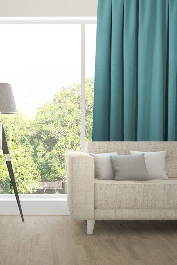 Verdunkelungsvorhang NUIT Fischbacher 1819 Türkisblau [919]