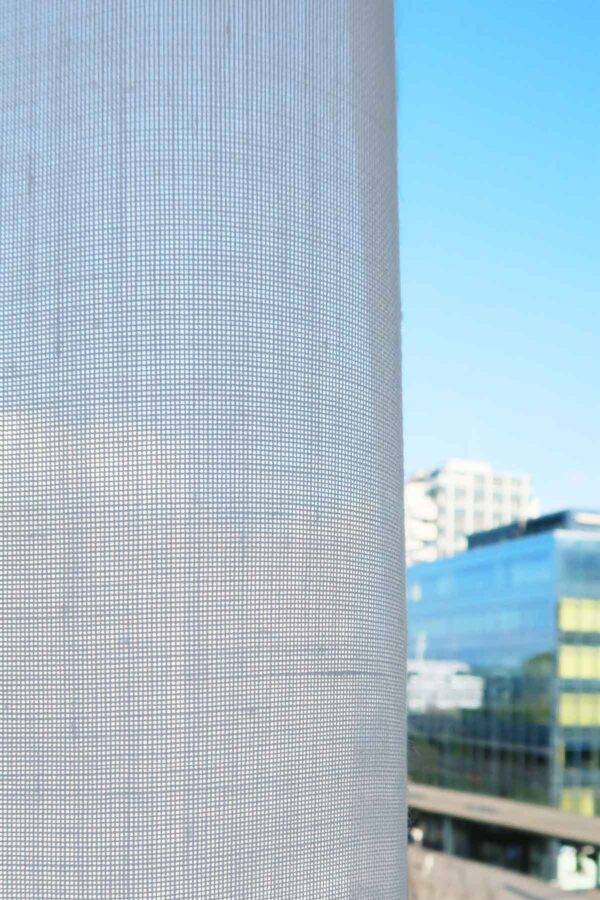 Tagesvorhang weiss ALSARA Fenster Wohnzimmer