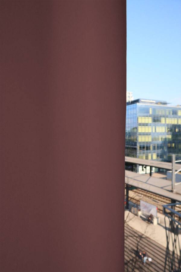 Nachtvorhang ATOMIC aubergine Fischbacher 1819