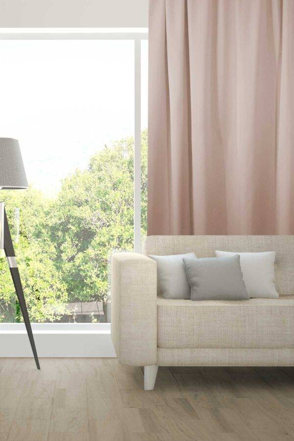 Nachtvorhang ATOMIC Fischbacher 1819 Altrosa [117]